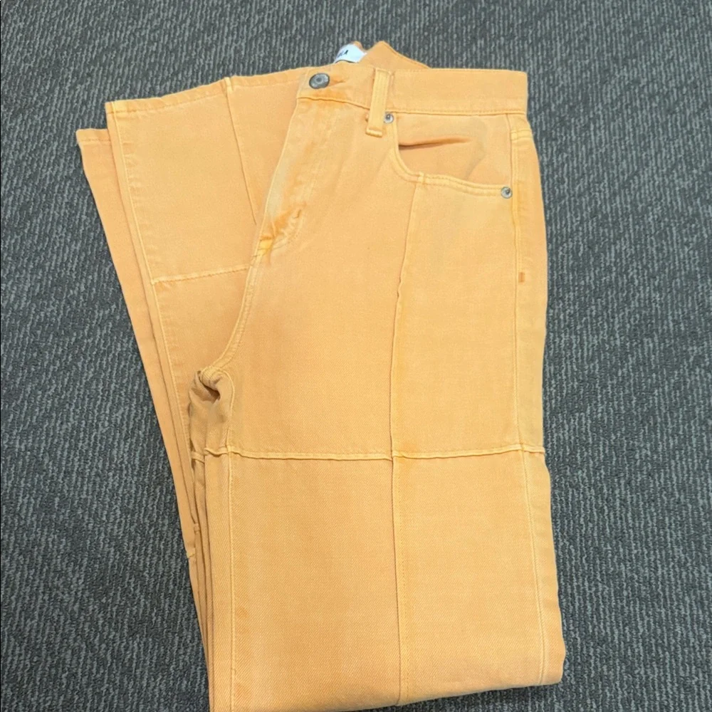 pistola Straight Leg Jeans in Peach orange/nectar - Picture 5 of 5
